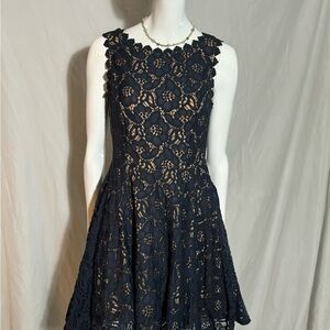 City Studio Navy lace cocktail dress Jr size 5